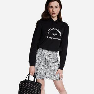 KARL BOUCLÉ SKIRT